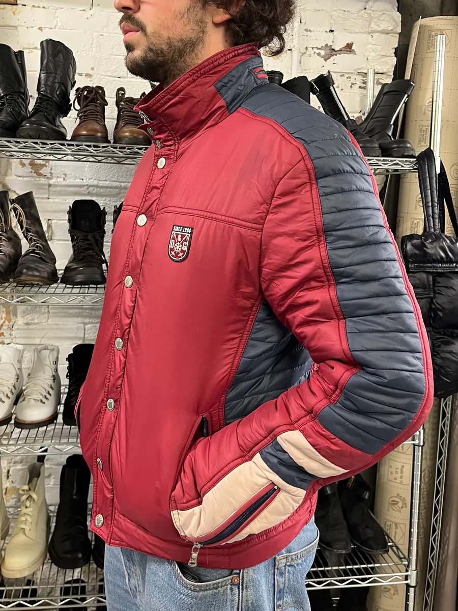 AW2009 Dolce & Gabbana UK Blue & Navy Puffer Jacket - Image 3