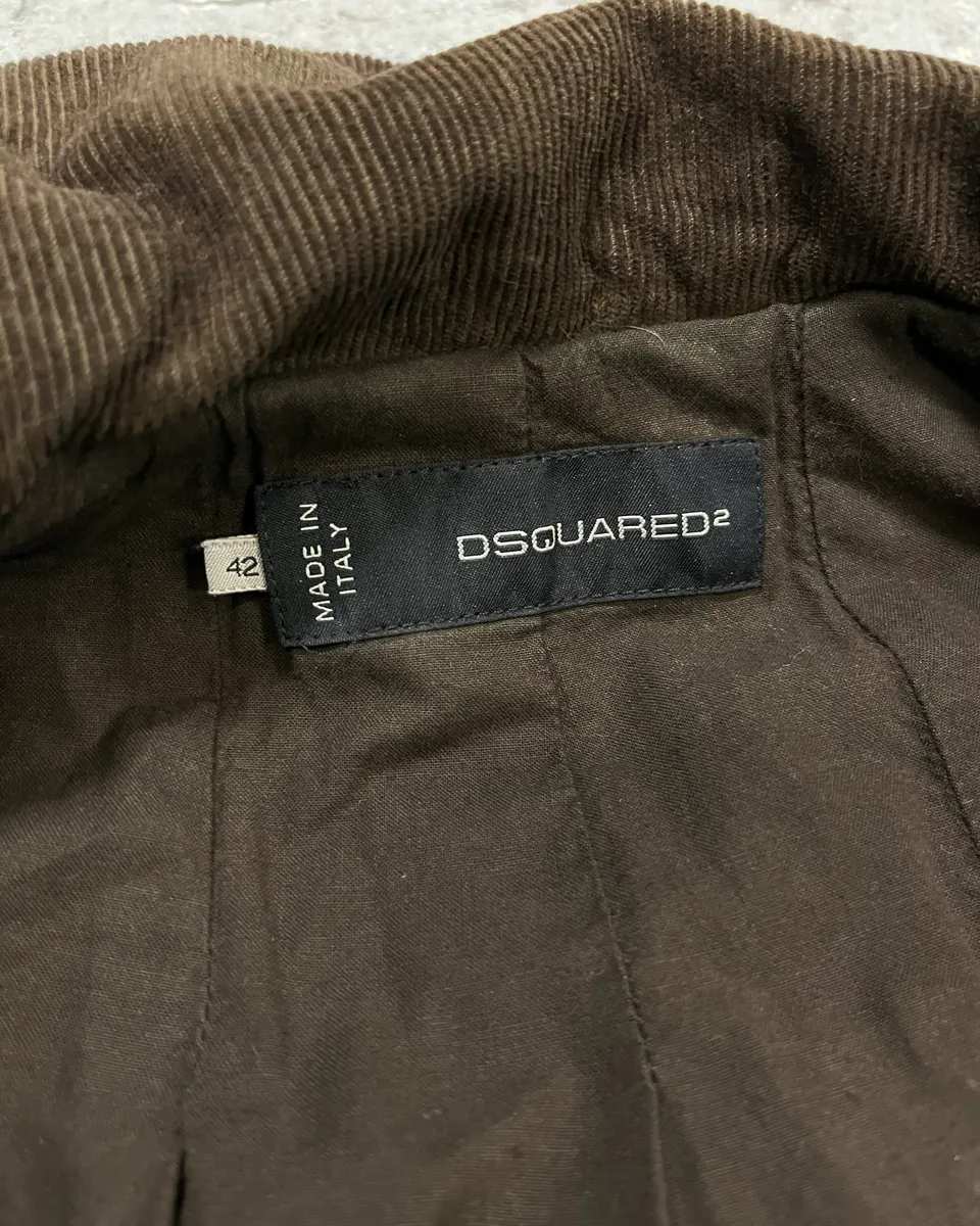 AW2009 Dsquared2 Brown Multi Pockets Cargo Bomber Jacket - Image 10