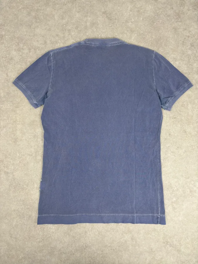 AW2009 Dsquared2 Dean & Dan Blue Graphic Print T-Shirt - Image 5