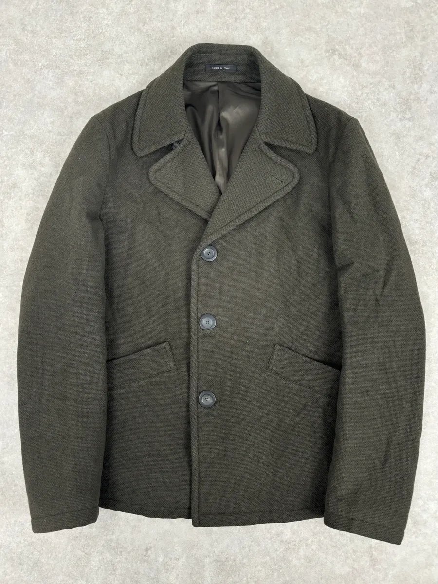 AW2009 Emporio Armani Khaki Wool Blazer Coat