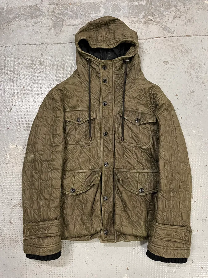 AW2009 Emporio Armani Utility Cargo Khaki Military Jacket
