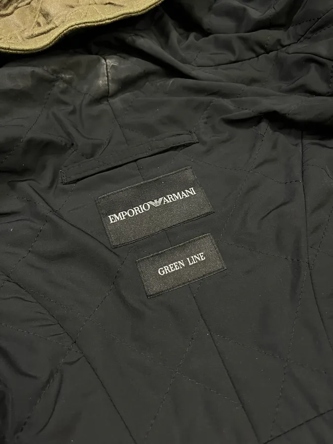 AW2009 Emporio Armani Utility Cargo Khaki Military Jacket - Image 10