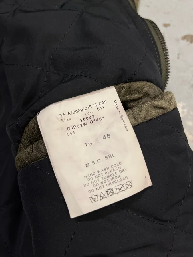 AW2009 Emporio Armani Utility Cargo Khaki Military Jacket - Image 11