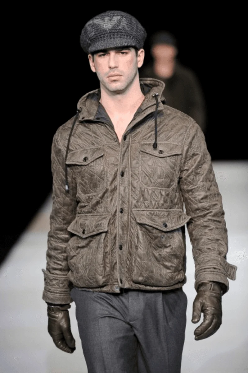 AW2009 Emporio Armani Utility Cargo Khaki Military Jacket - Image 2