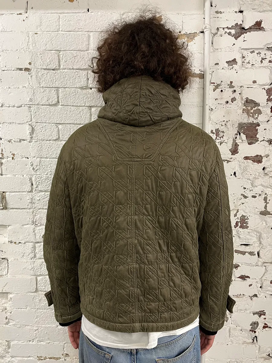 AW2009 Emporio Armani Utility Cargo Khaki Military Jacket - Image 4