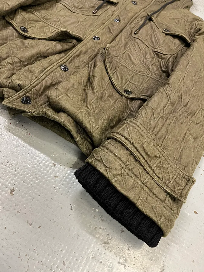 AW2009 Emporio Armani Utility Cargo Khaki Military Jacket - Image 7