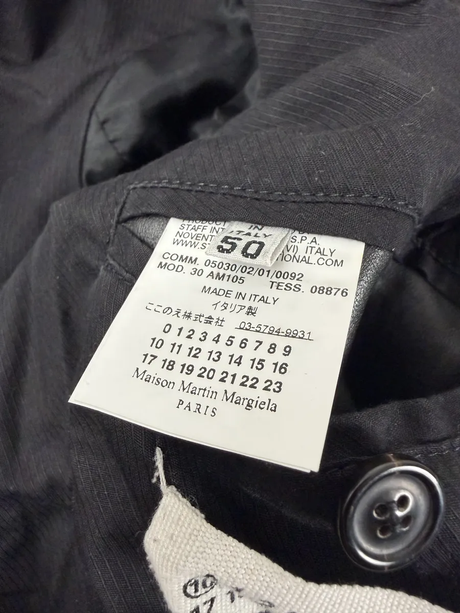 AW2009 Maison Martin Margiela Biker Black Leather Jacket - Image 9