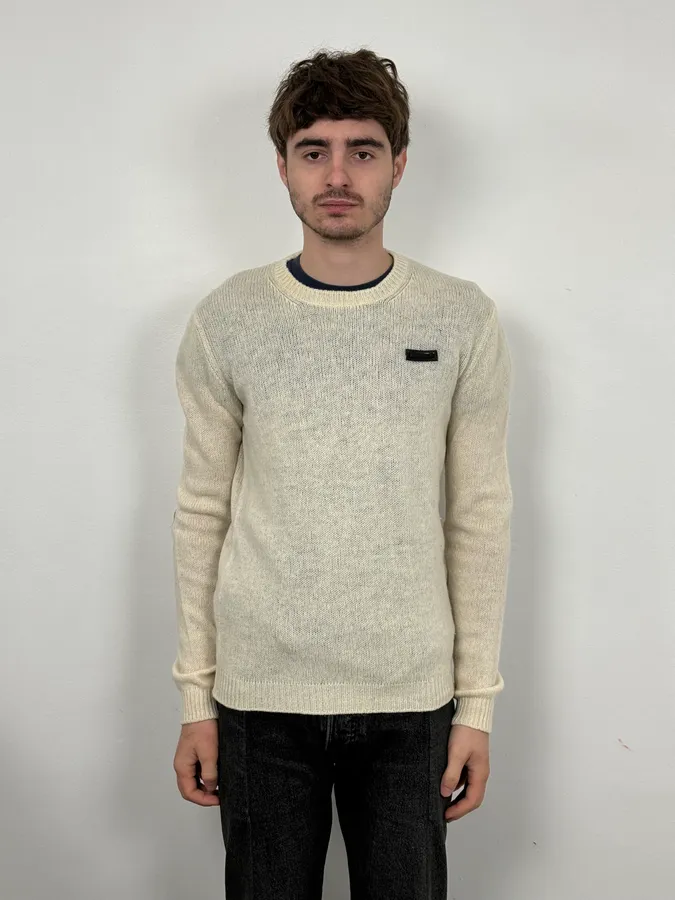 AW2009 Prada Beige Sweater - Image 2