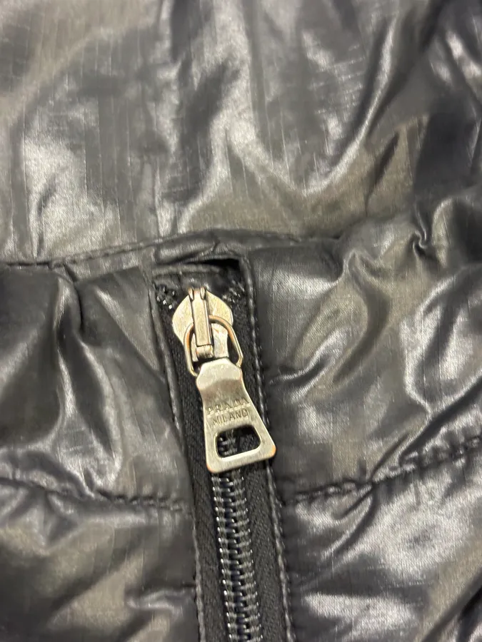 AW2009 Prada Black Nylon Quilted Puffer Jacket - Image 9