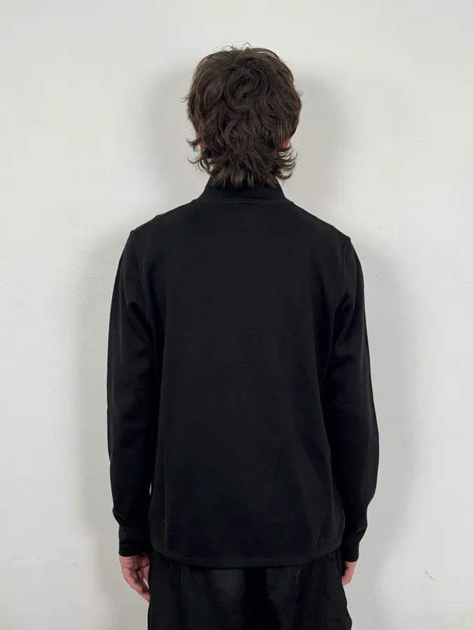 AW2009 Prada Black Wool Linea Rossa Zip-up Sweater - Image 2
