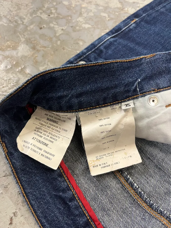 AW2009 Prada Blue Denim Jeans - Image 10