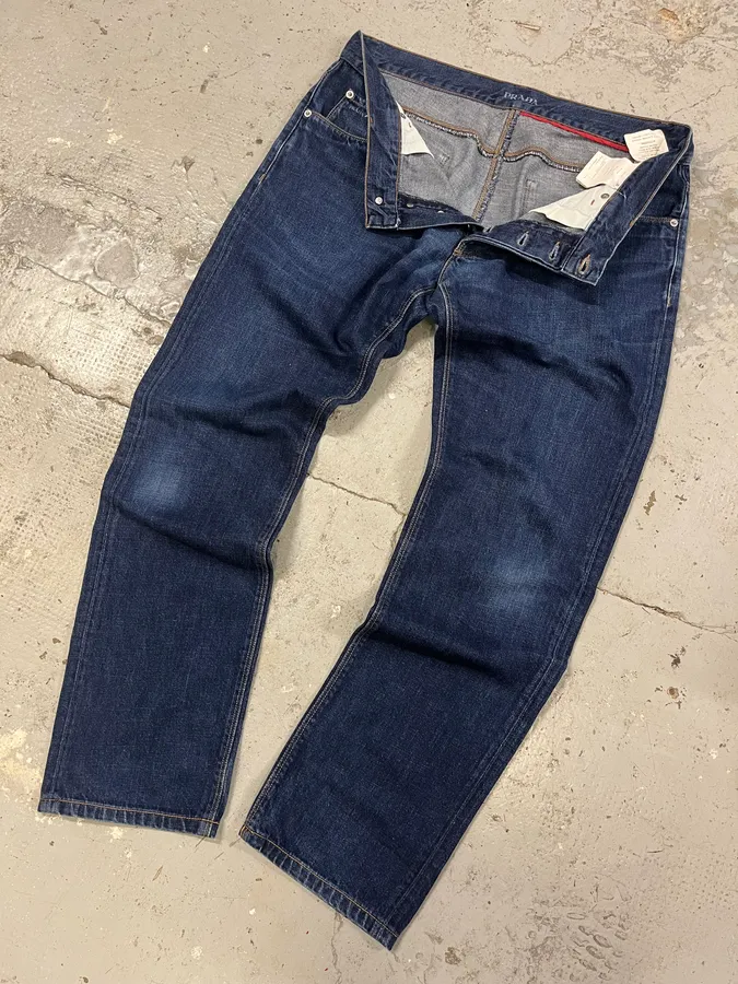 AW2009 Prada Blue Denim Jeans - Image 6