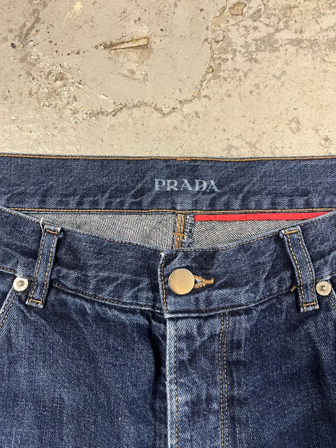 AW2009 Prada Blue Denim Jeans - Image 9
