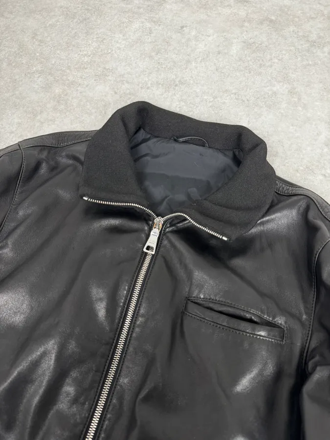 AW2009 Prada Hybrid Leather Premium Jacket - Image 6