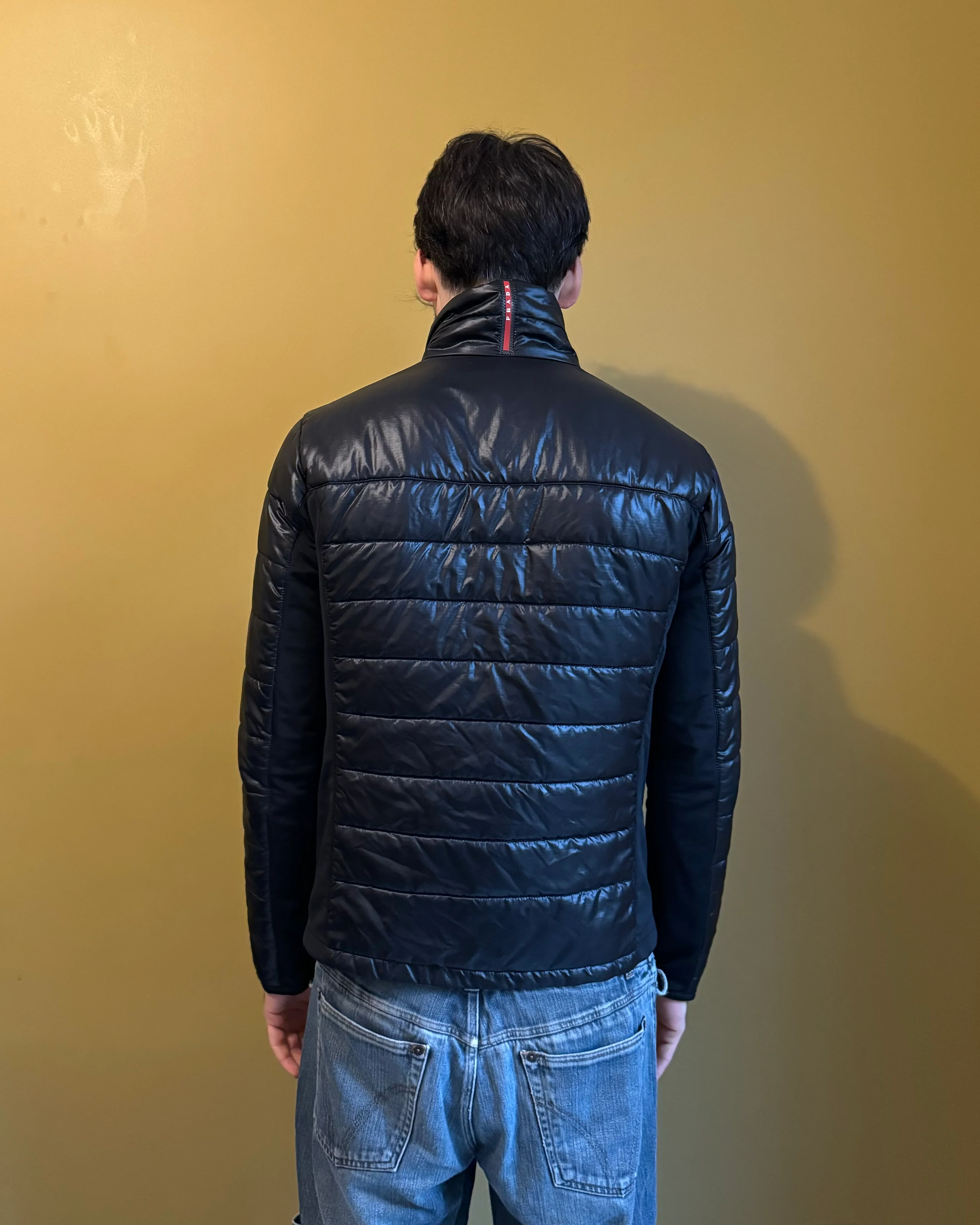 AW2009 Prada Light Tactical Black Puffer Jacket - Image 5