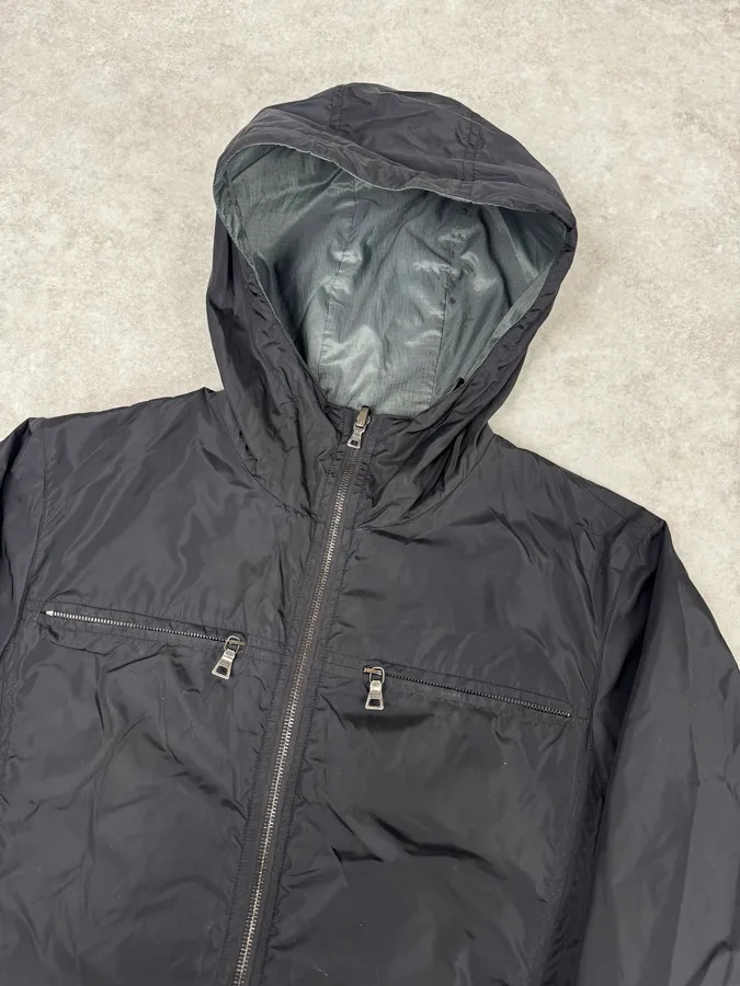 AW2009 Prada Linea Rossa Black & Grey Reversible Jacket - Image 9
