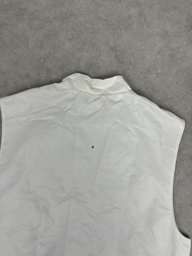 AW2009 Prada White Sport Reflective Strip Nylon Vest - Image 6