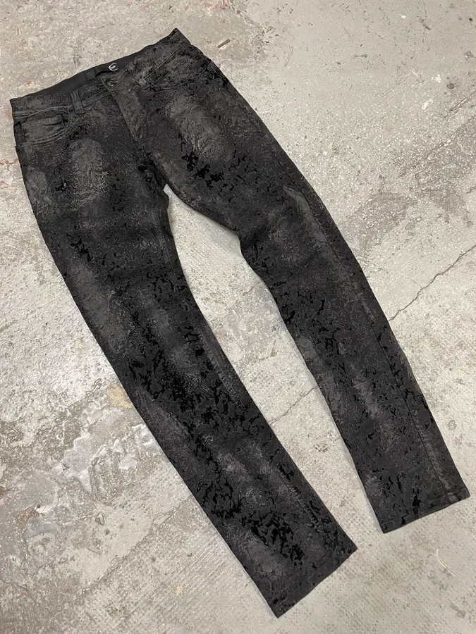 AW2010 Cavalli Rainy Obscure Velvet Jeans - Image 2