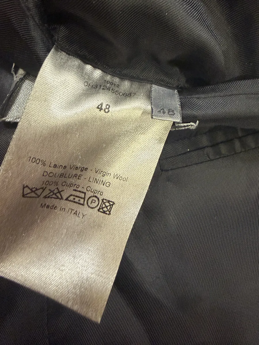 AW2010 Dior Homme Black Blazer Jacket by Kris Van Assche - Image 7