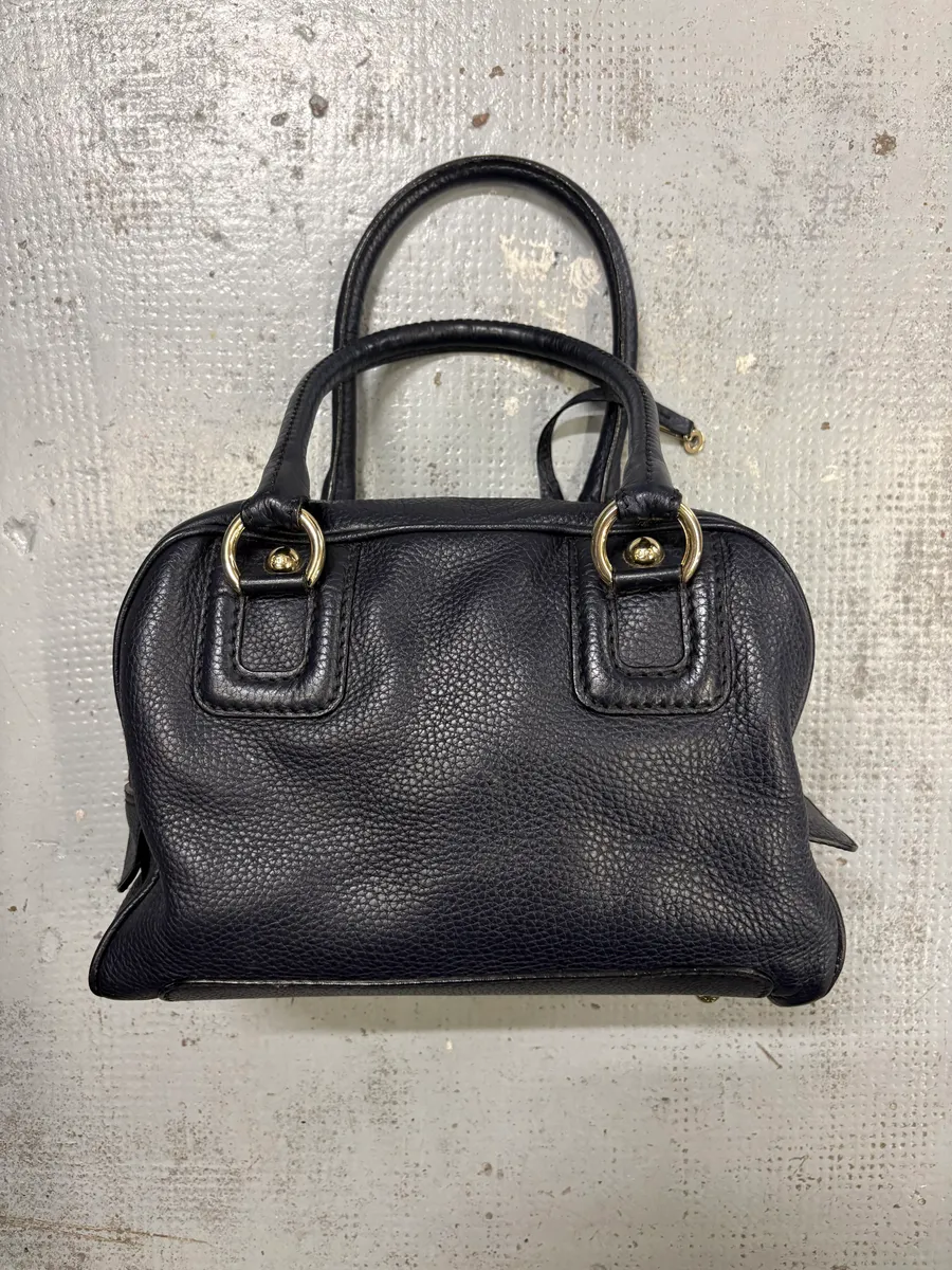 AW2010 Dolce & Gabbana Black Leather Multi Zip Lily Handle Bag - Image 6
