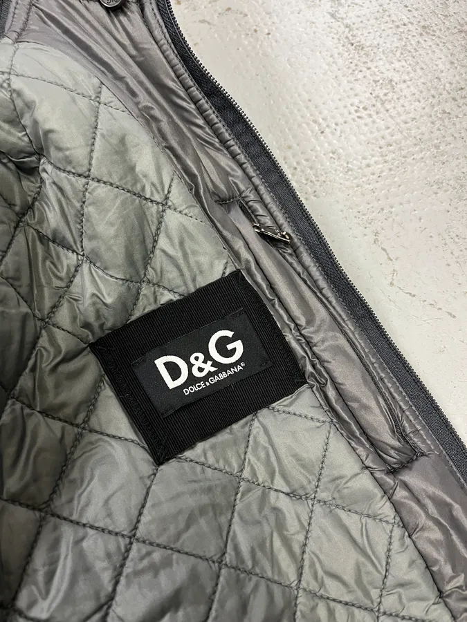 AW2010 Dolce & Gabbana Futuristic Astro Grey Puffer Jacket - Image 10