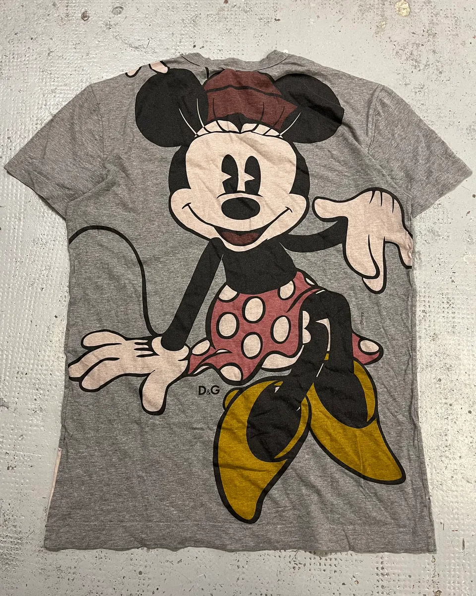 AW2010 Dolce & Gabbana Grey Mickey Comics T-Shirt - Image 7