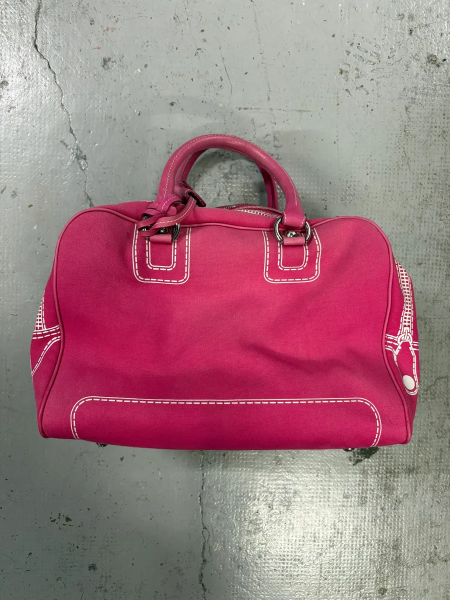 AW2010 Dolce & Gabbana Pink Ghost Trompe Loeil Lily Bag - Image 6