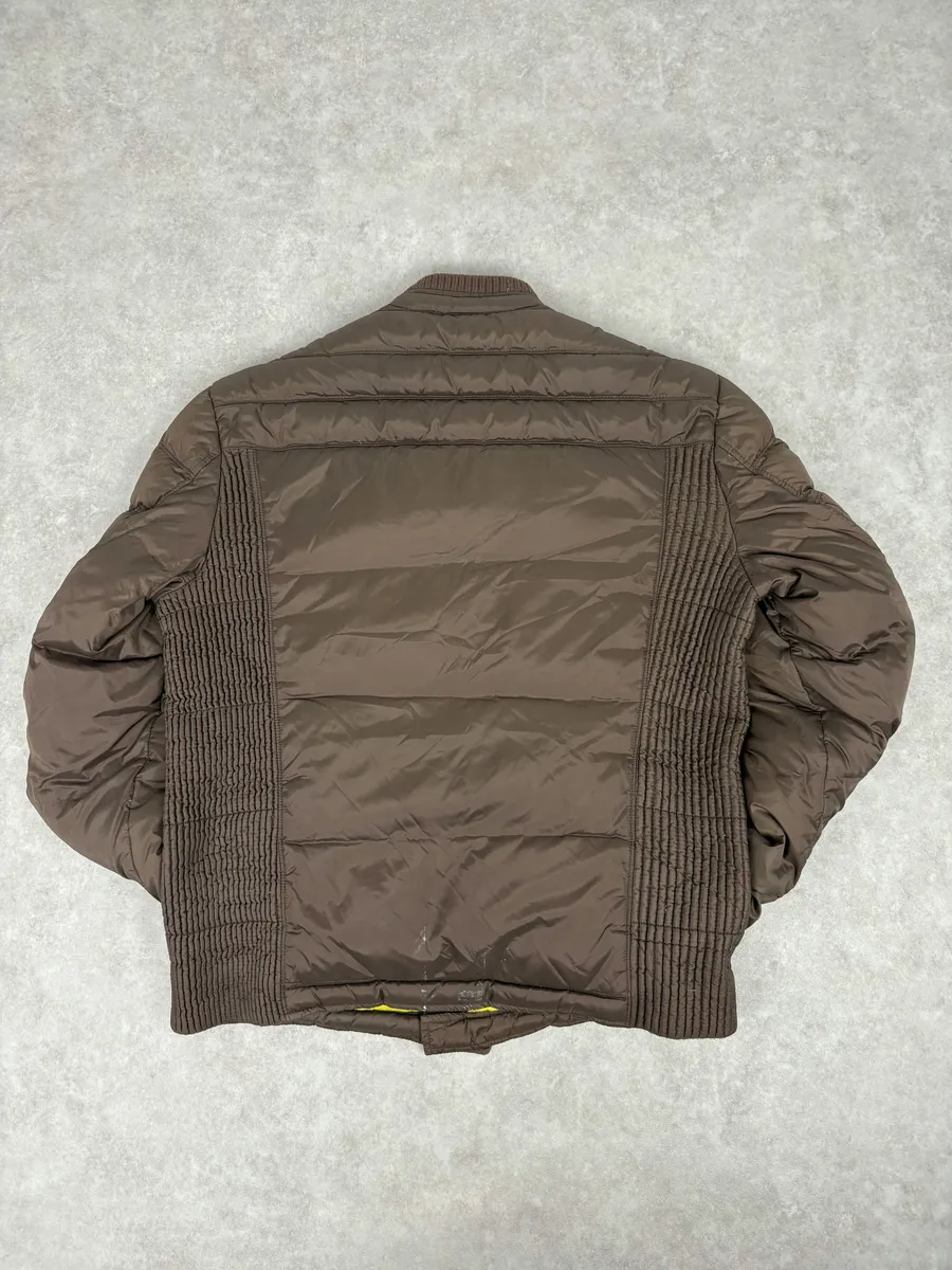 AW2010 Dsquared2 Brown Biker Puffer Jacket - Image 4