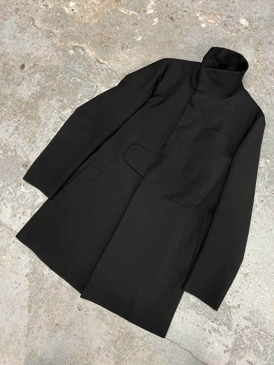 AW2010 Jil Sander Picasso Obscure Long Asymmetrical Jacket by Raf Simons - Image 8