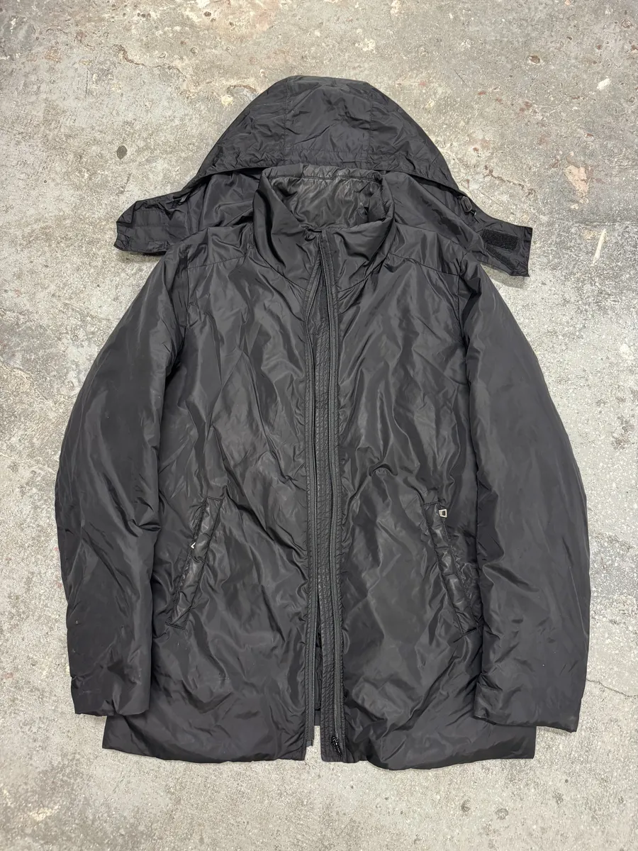 AW2010 Prada Linea Rossa Black Sport Hooded Jacket - Image 3