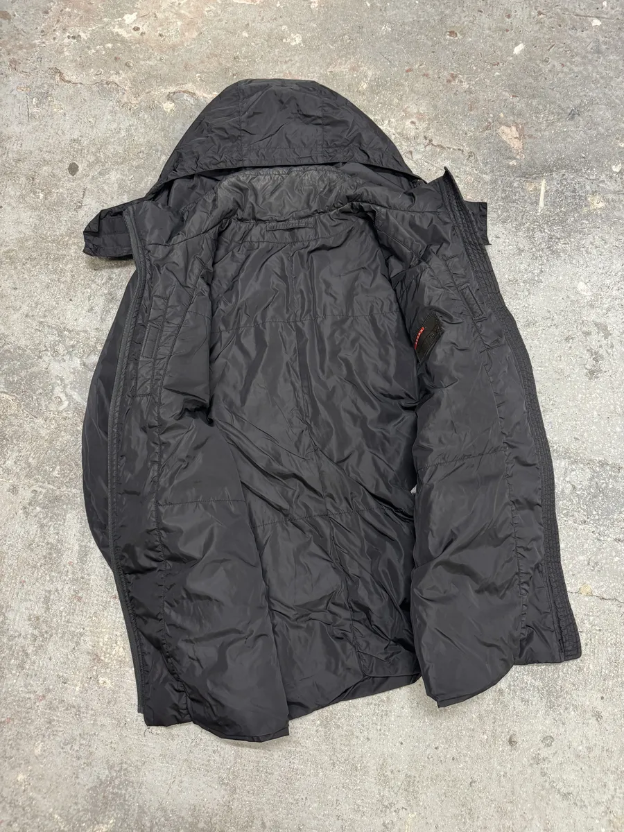 AW2010 Prada Linea Rossa Black Sport Hooded Jacket - Image 4