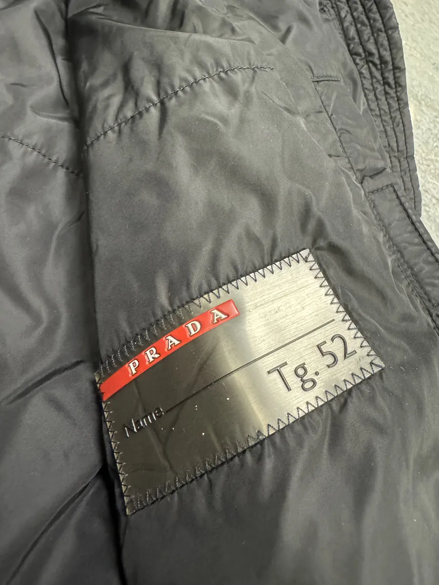 AW2010 Prada Linea Rossa Black Sport Hooded Jacket - Image 9