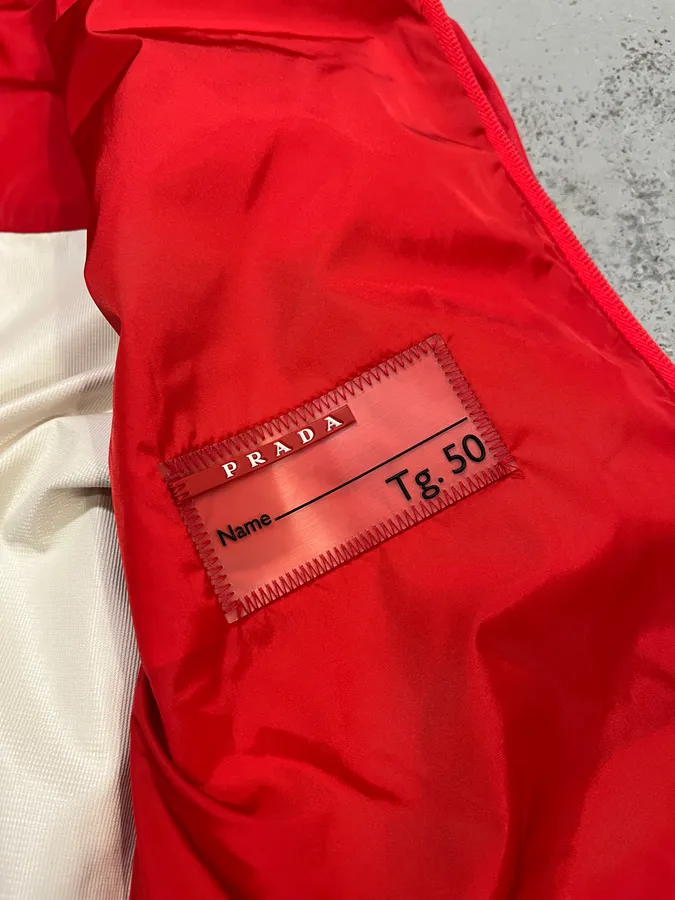 AW2010 Prada Linea Rossa Red Light Jacket - Image 9
