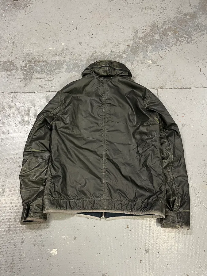 AW2010 Stone Island Obscure Shadow Liquid Reflective Bomber Jacket - Image 10