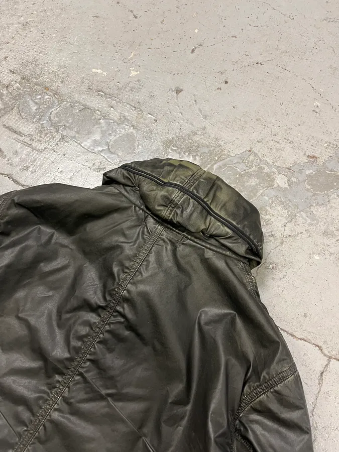 AW2010 Stone Island Obscure Shadow Liquid Reflective Bomber Jacket - Image 11