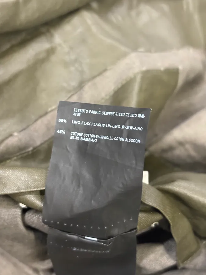 AW2011 Balenciaga Khaki Blend Hooded Long Anorak Jacket - Image 13