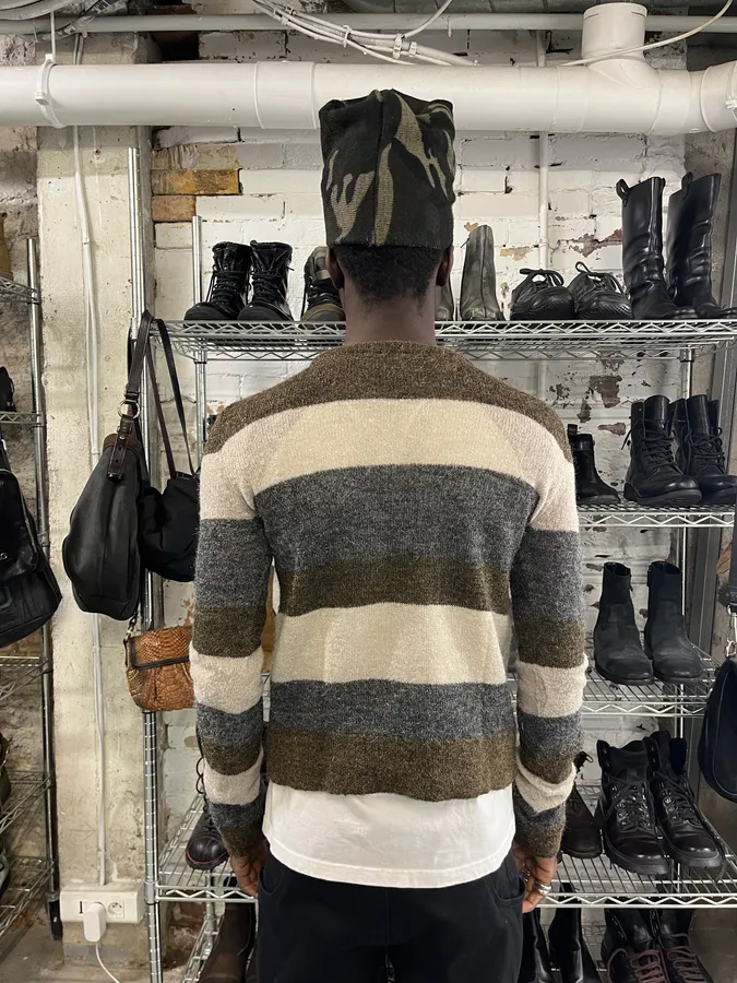 AW2011 Balenciaga Wool Striped Sweater - Image 2