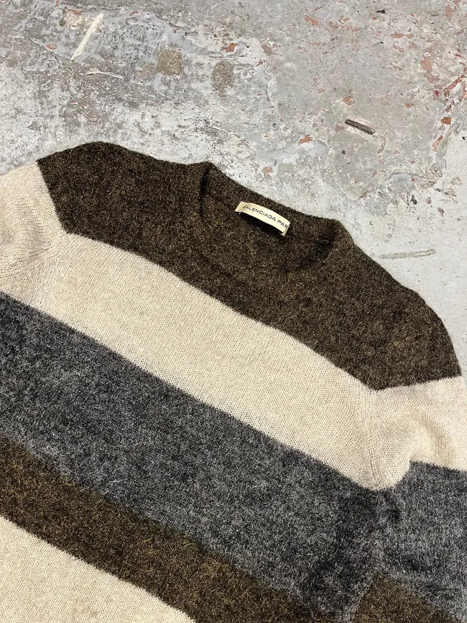 AW2011 Balenciaga Wool Striped Sweater - Image 6