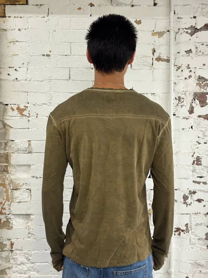AW2011 Cavalli Military Camo Green Longsleeves - Image 3