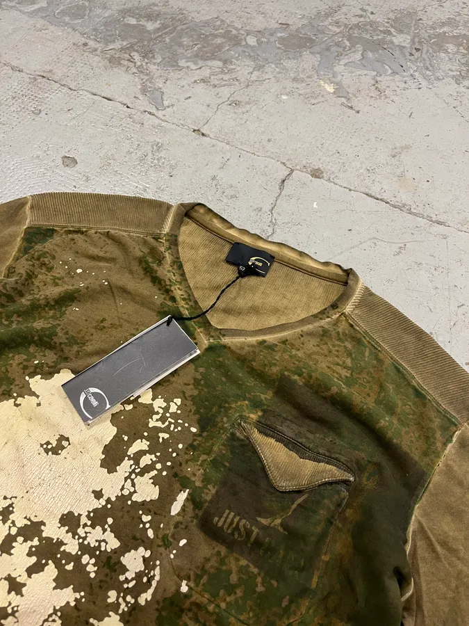 AW2011 Cavalli Military Camo Green Longsleeves - Image 6