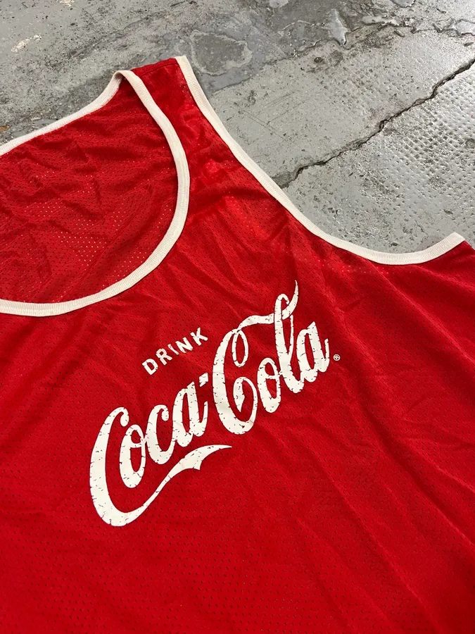 AW2011 Dolce & Gabbana Coca-Cola Logo Red Tank Top - Image 5