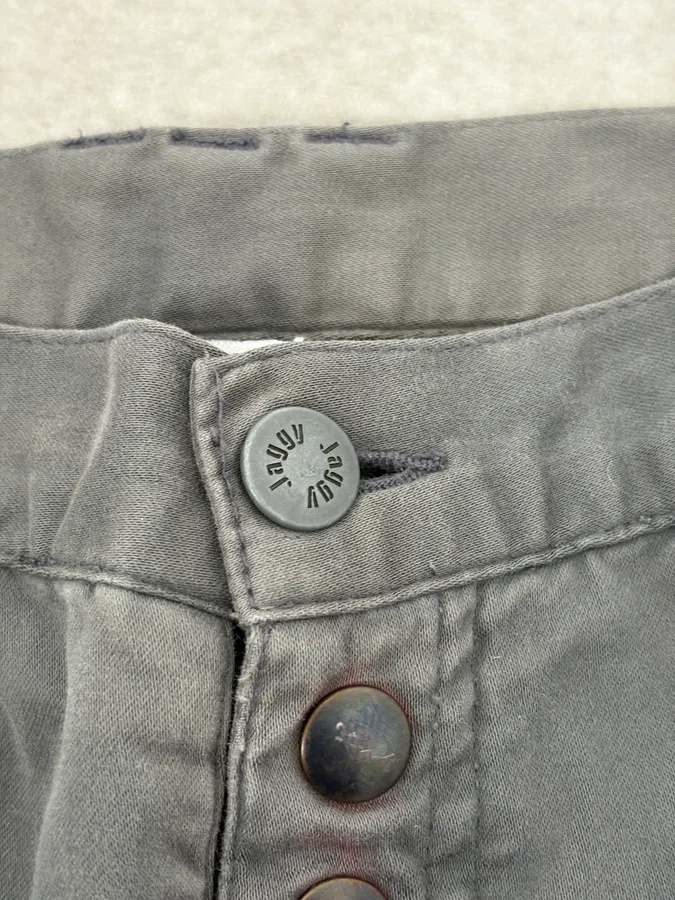 AW2011 Dolce & Gabbana Grey Patchwork Slim Pants - Image 10