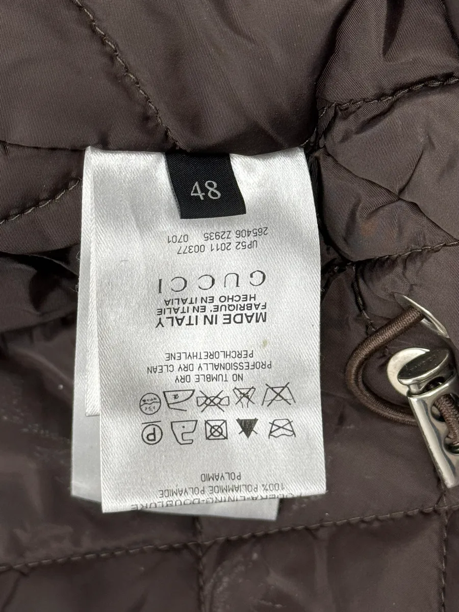 AW2011 Gucci Brown Hooded Wool Jacket - Image 12
