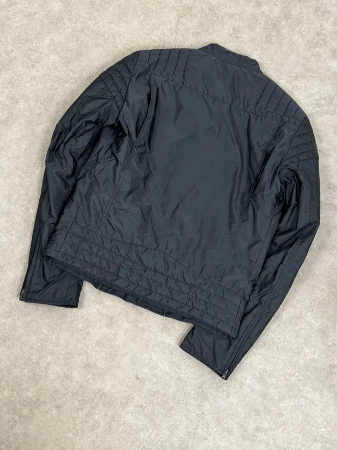 AW2011 Gucci Navy Quilted Nylon Zip-Up Jacket by Frida Giannini - Image 6