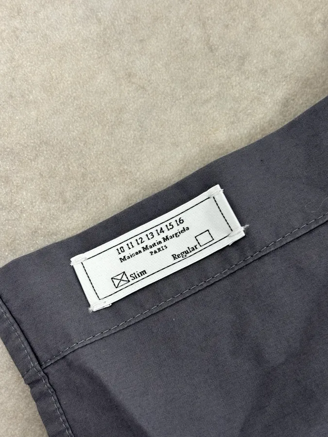 AW2011 Maison Margiela Grey Classy Signature Shirt - Image 13