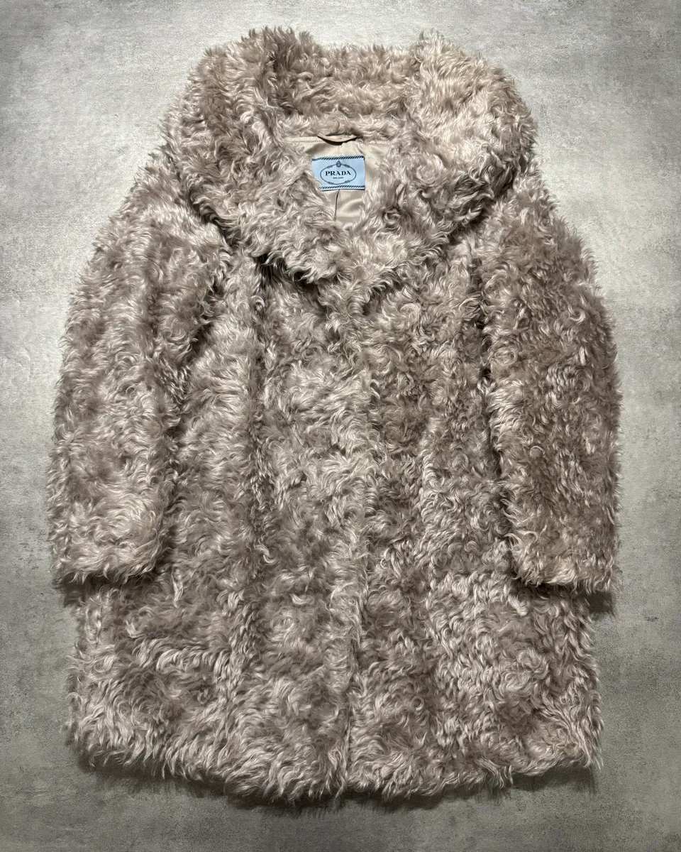 AW2011 Prada Snow Mohair Fur Jacket