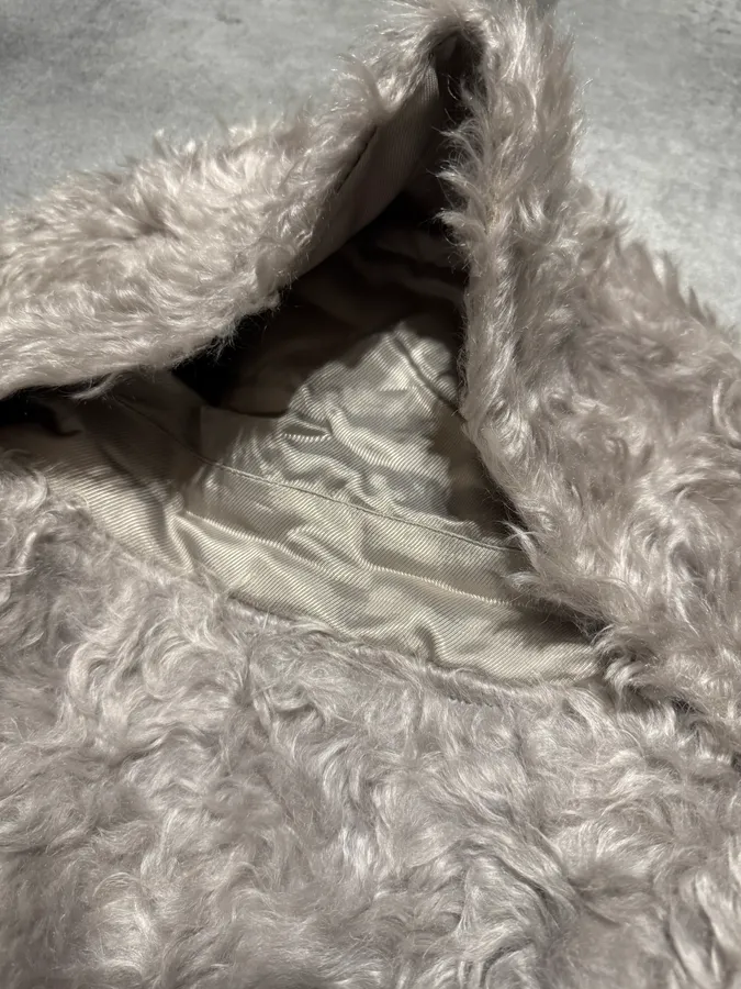 AW2011 Prada Snow Mohair Fur Jacket - Image 7