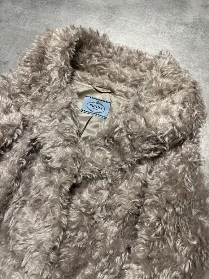 AW2011 Prada Snow Mohair Fur Jacket - Image 8