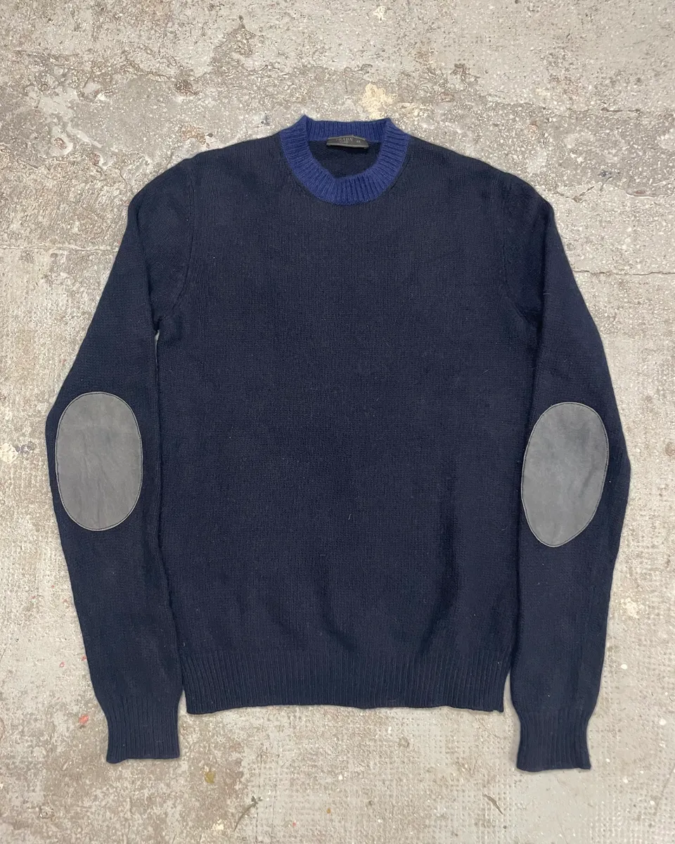 AW2011 Prada Wool Navy Sweater