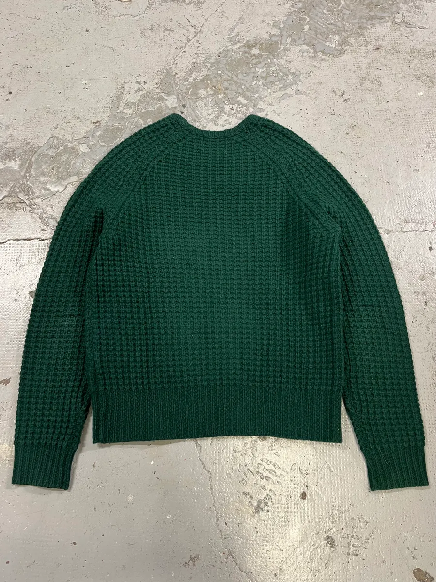 AW2012 Acne Studios Green Wool Sweater - Image 6